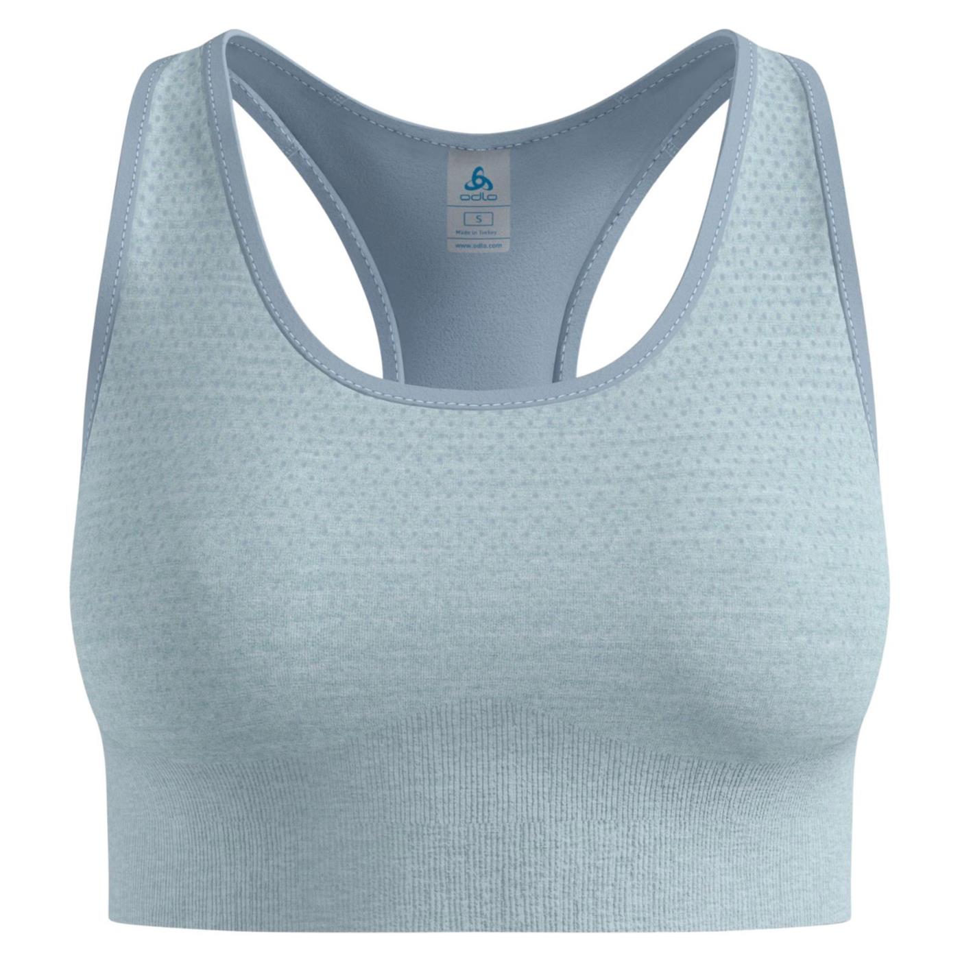 ODLO SEAMLESS MED PADDED BRA - Azzurro - vista 3