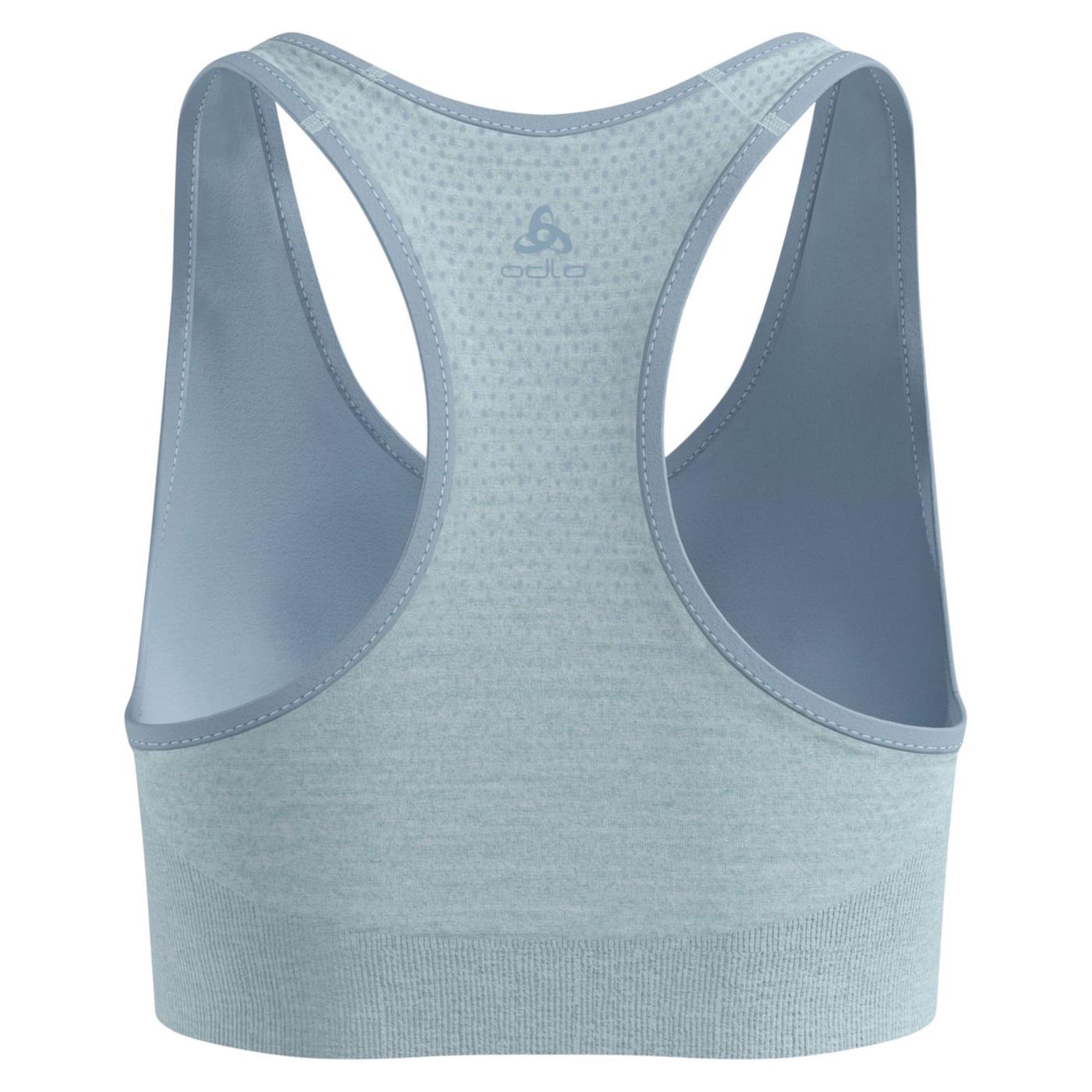 ODLO SEAMLESS MED PADDED BRA - Azzurro - vista 4