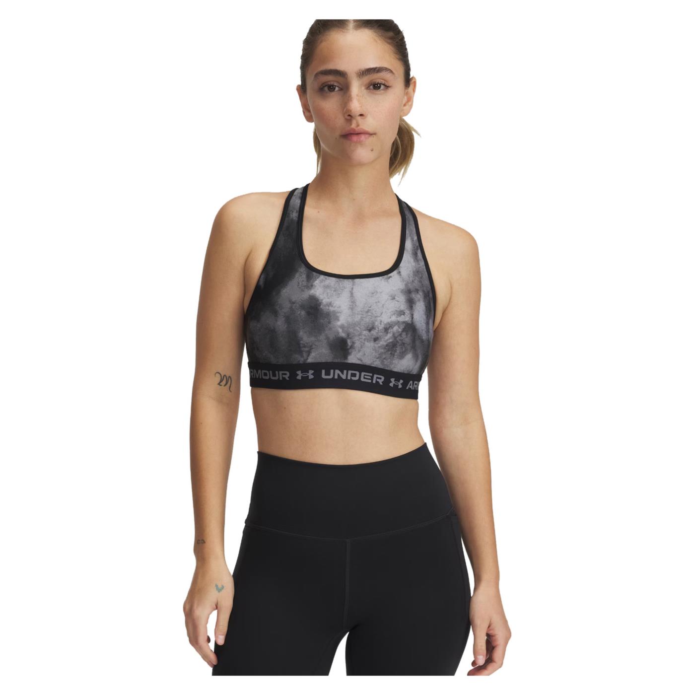 UNDER ARMOUR CROSSBACK MID PRINT BRA