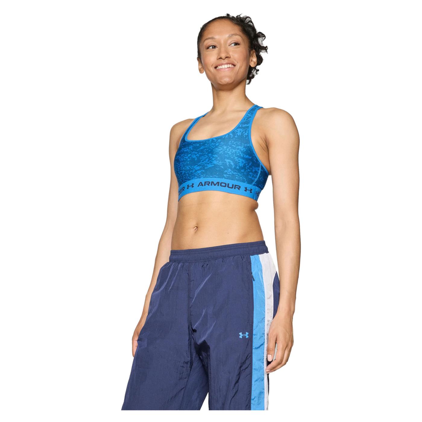 UNDER ARMOUR CROSSBACK MID PRINT BRA