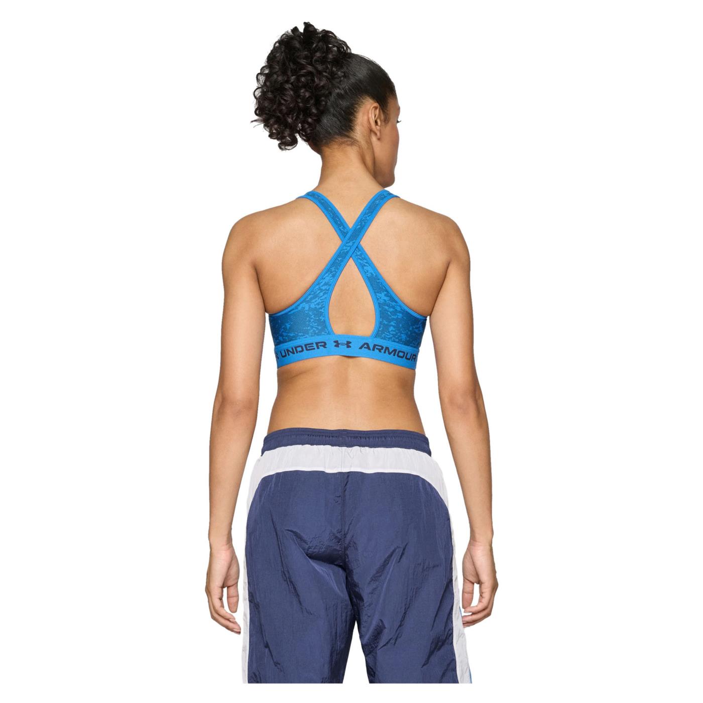 UNDER ARMOUR CROSSBACK MID PRINT BRA