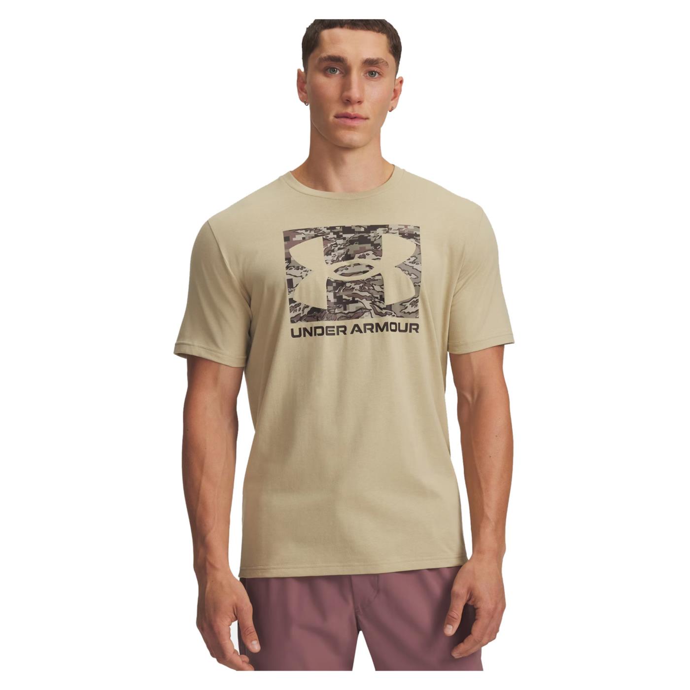 UNDER ARMOUR CAMO BOXED LOGO SS TEE