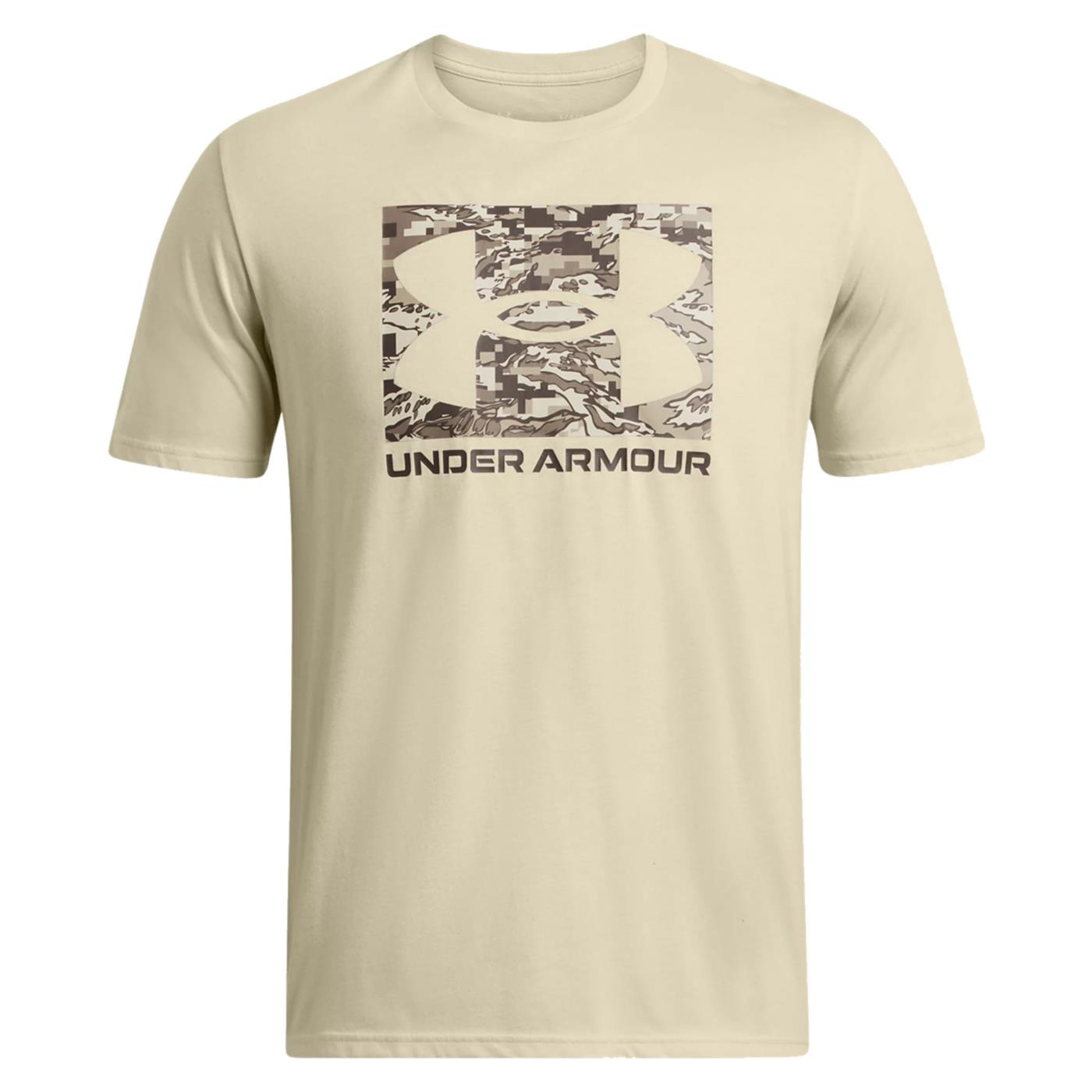 UNDER ARMOUR CAMO BOXED LOGO SS TEE