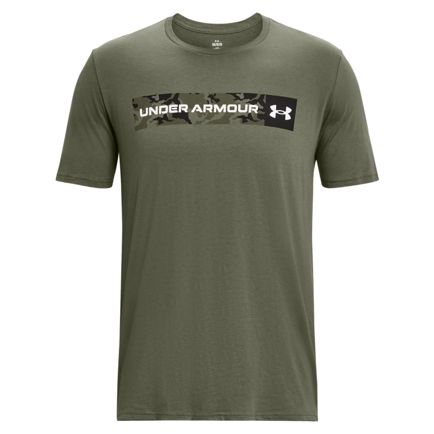 UNDER ARMOUR CAMO CHEST STRIPE SS TEE