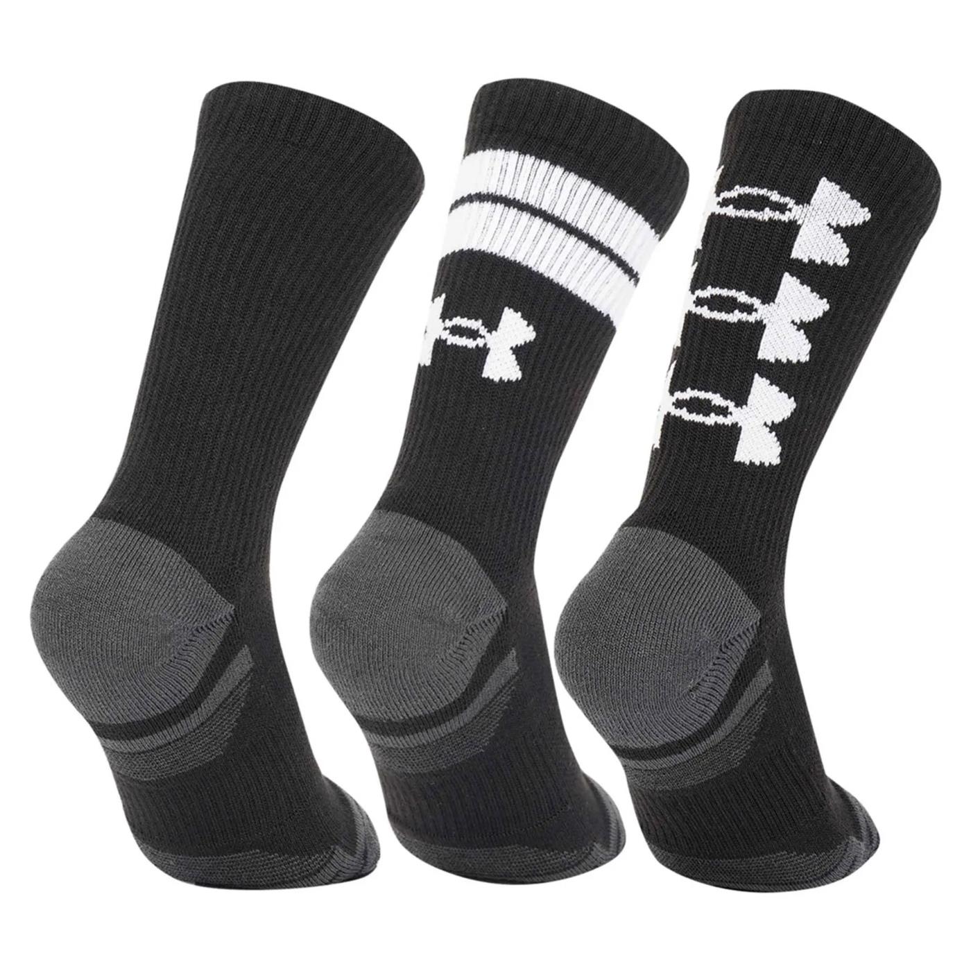 UNDER ARMOUR PERF TECH NOV 3PK CREW