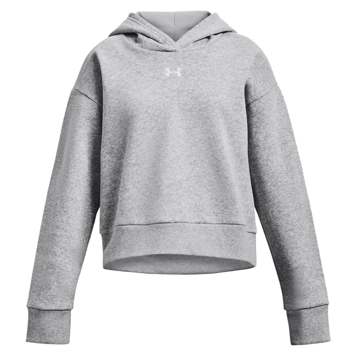 UNDER ARMOUR RIVAL FLEECE CROP HOOD JR