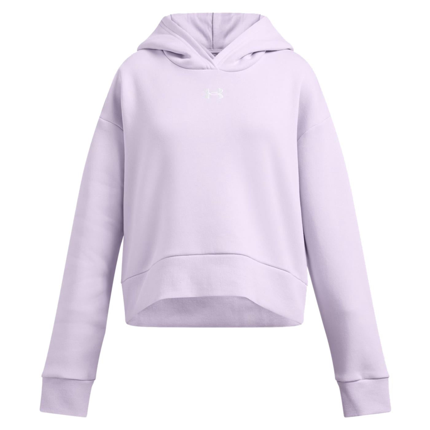 UNDER ARMOUR RIVAL FLEECE CROP HOOD JR