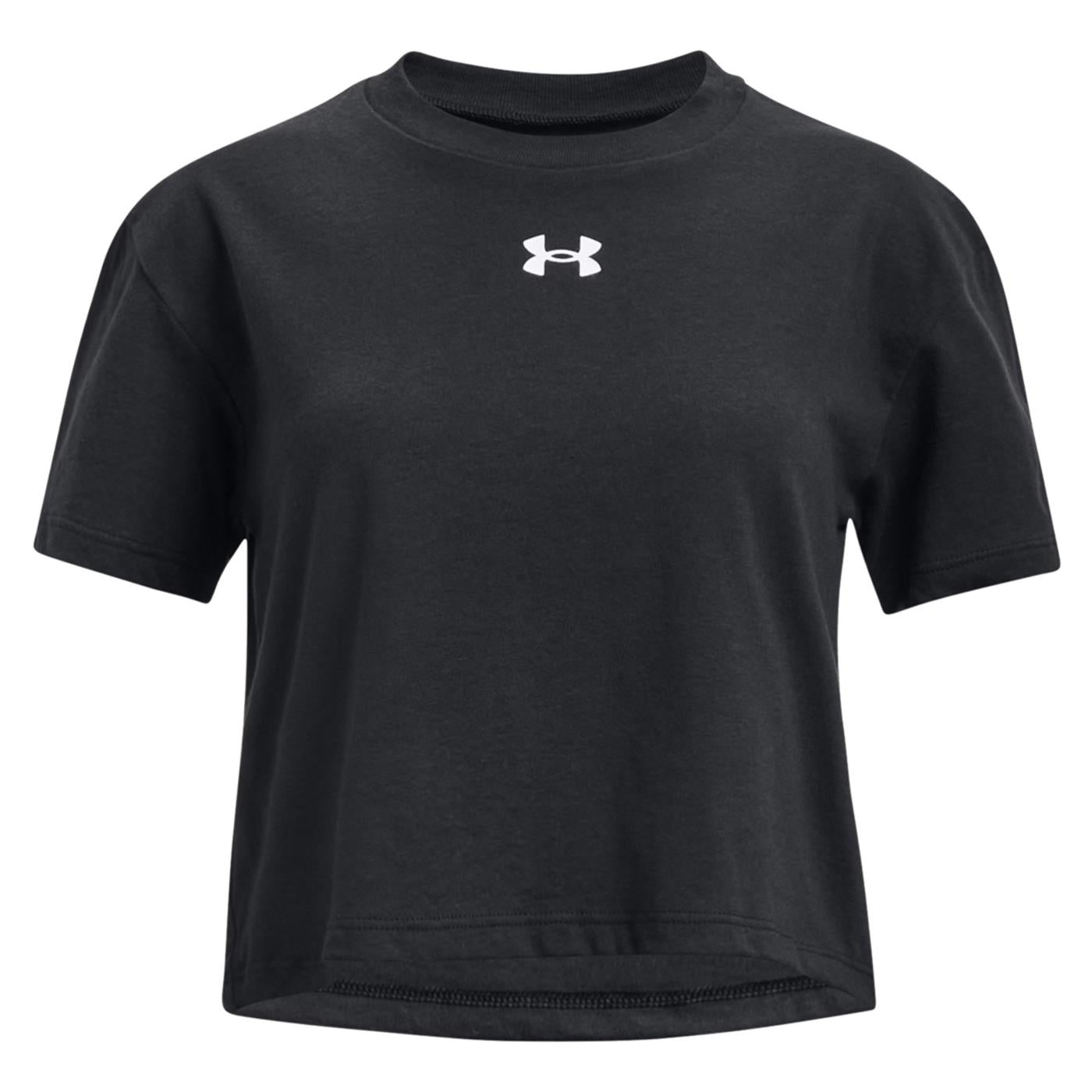 UNDER ARMOUR CROP SPORTSTYLE SS TEE JR