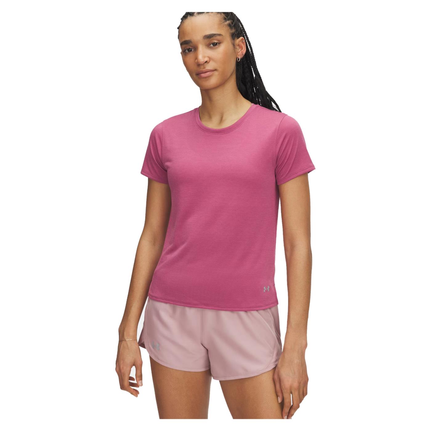 UNDER ARMOUR W LAUNCH SHORTSLEEVE TEE