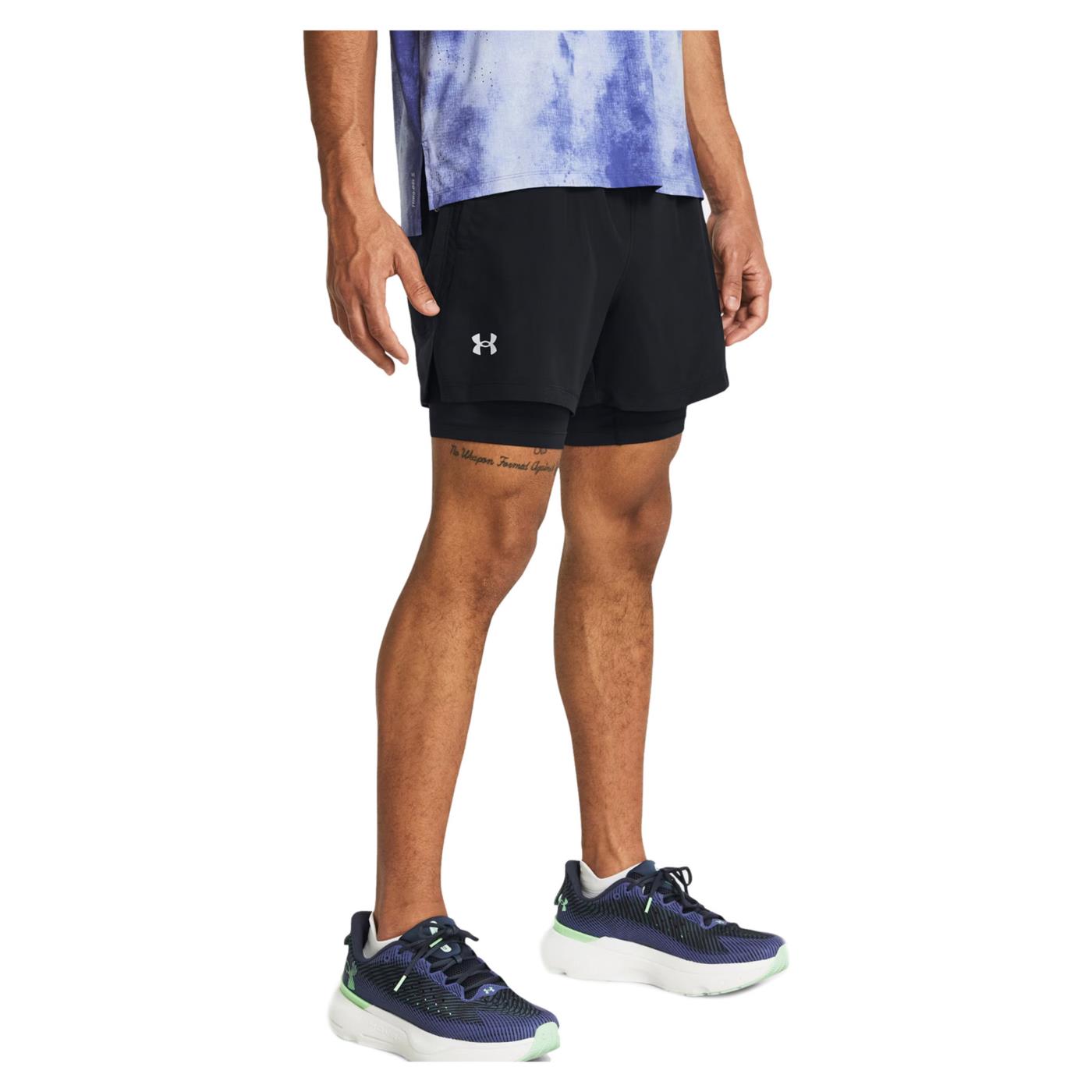 UNDER ARMOUR LAUNCH 5 2IN1 SHORTS