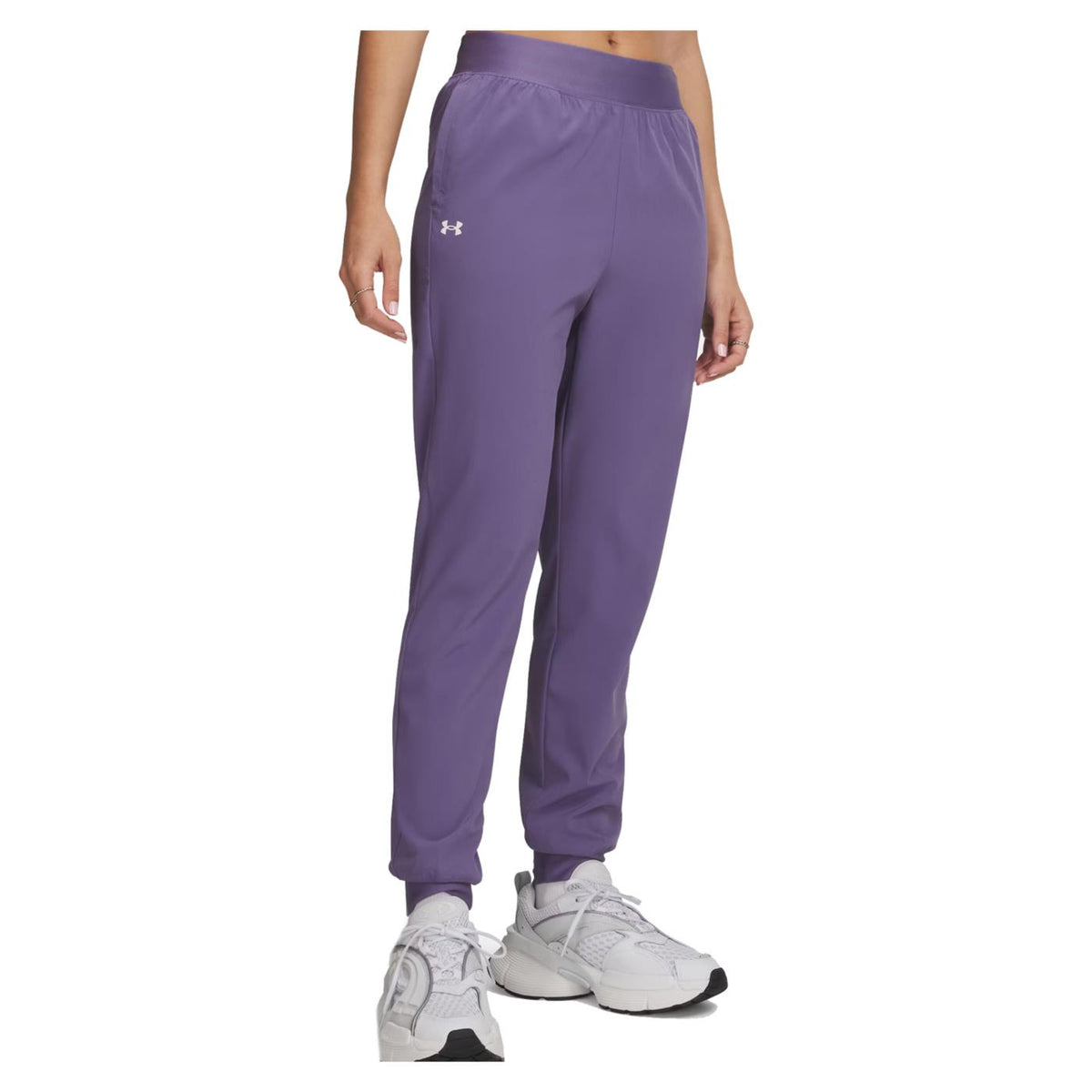 UNDER ARMOUR RIVAL HI RISE WOVEN PANT