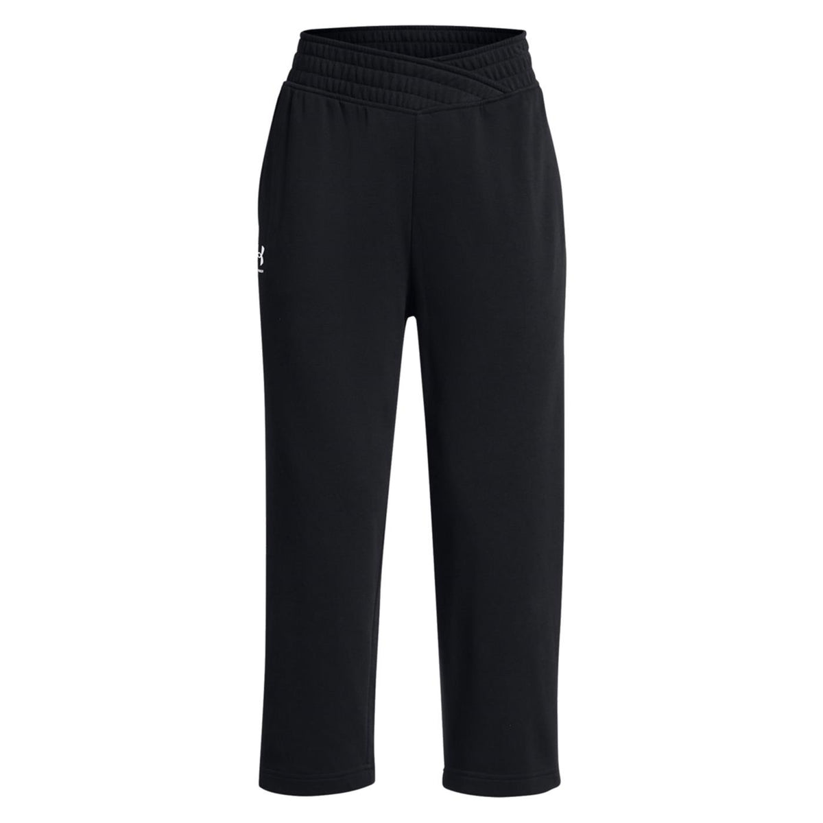 UNDER ARMOR RIVAL TERRY CROP WIDE LEG