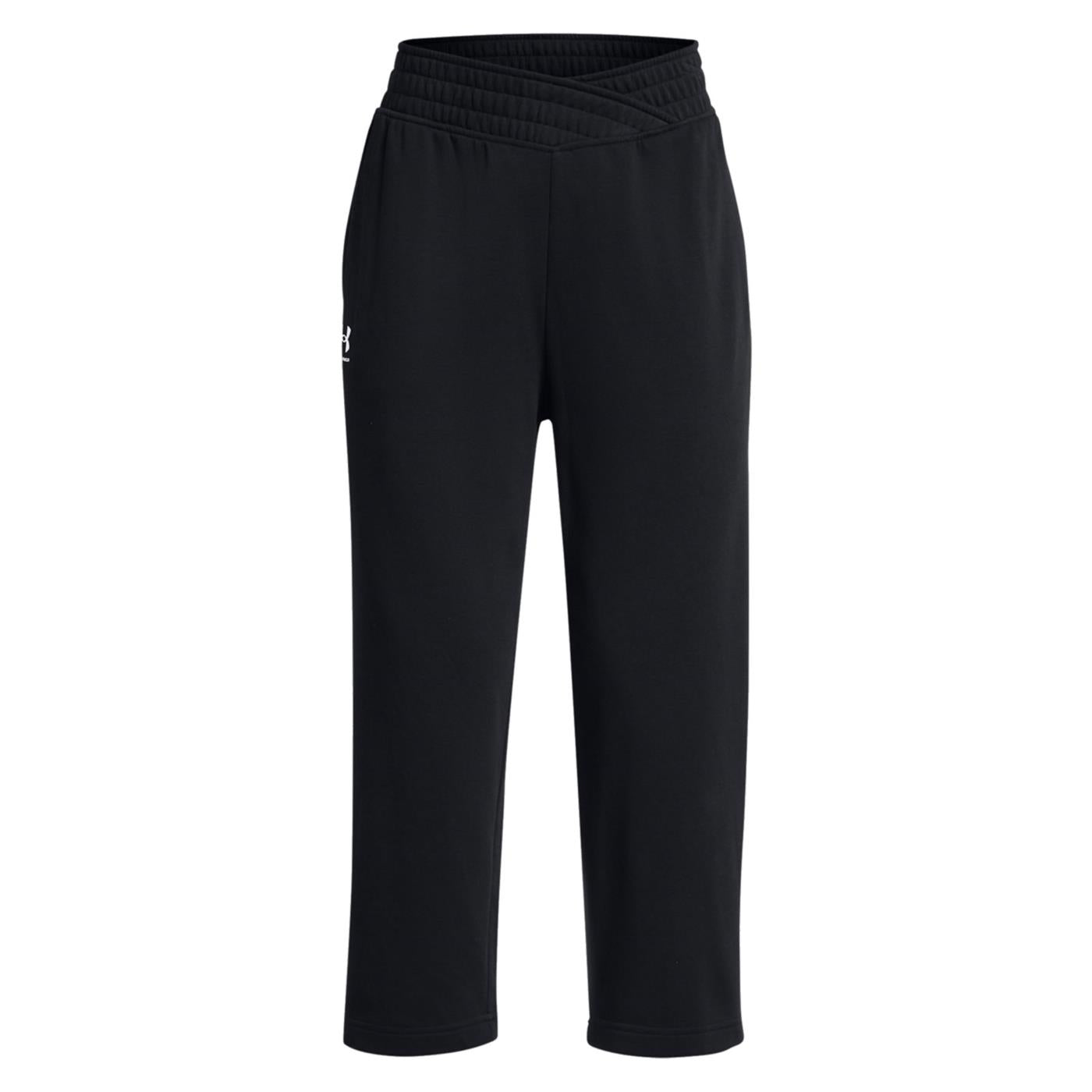 UNDER ARMOR RIVAL TERRY CROP WIDE LEG