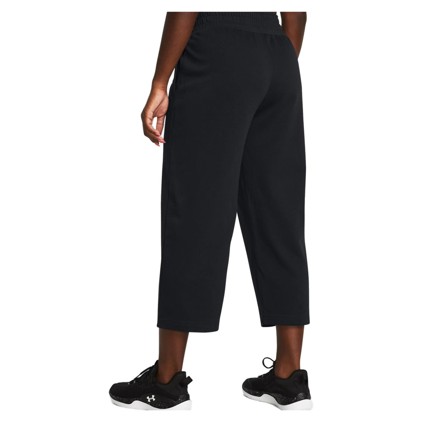UNDER ARMOUR RIVAL TERRY CROP WIDE LEG