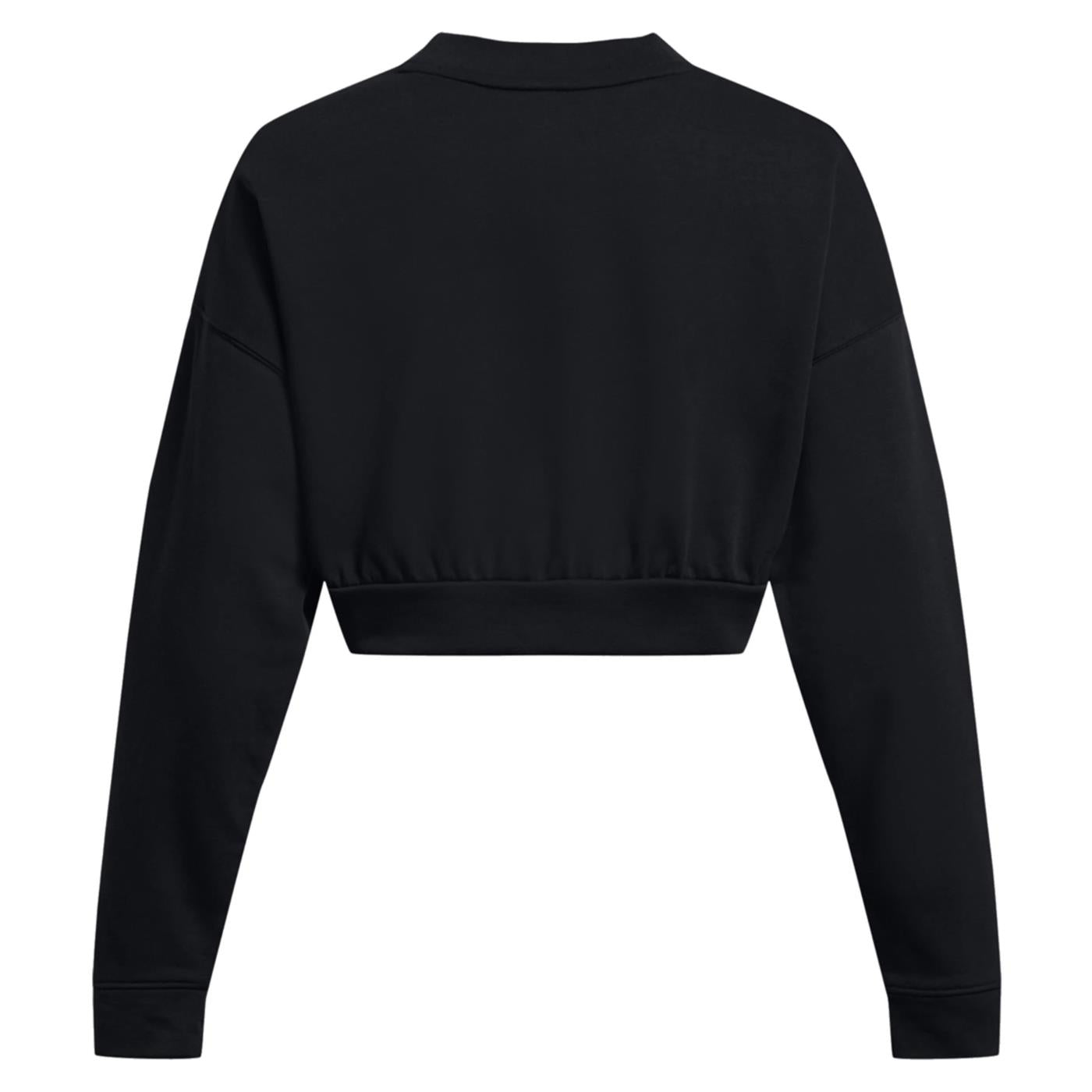 UNDER ARMOUR RIVAL TERRY CROP CREW W