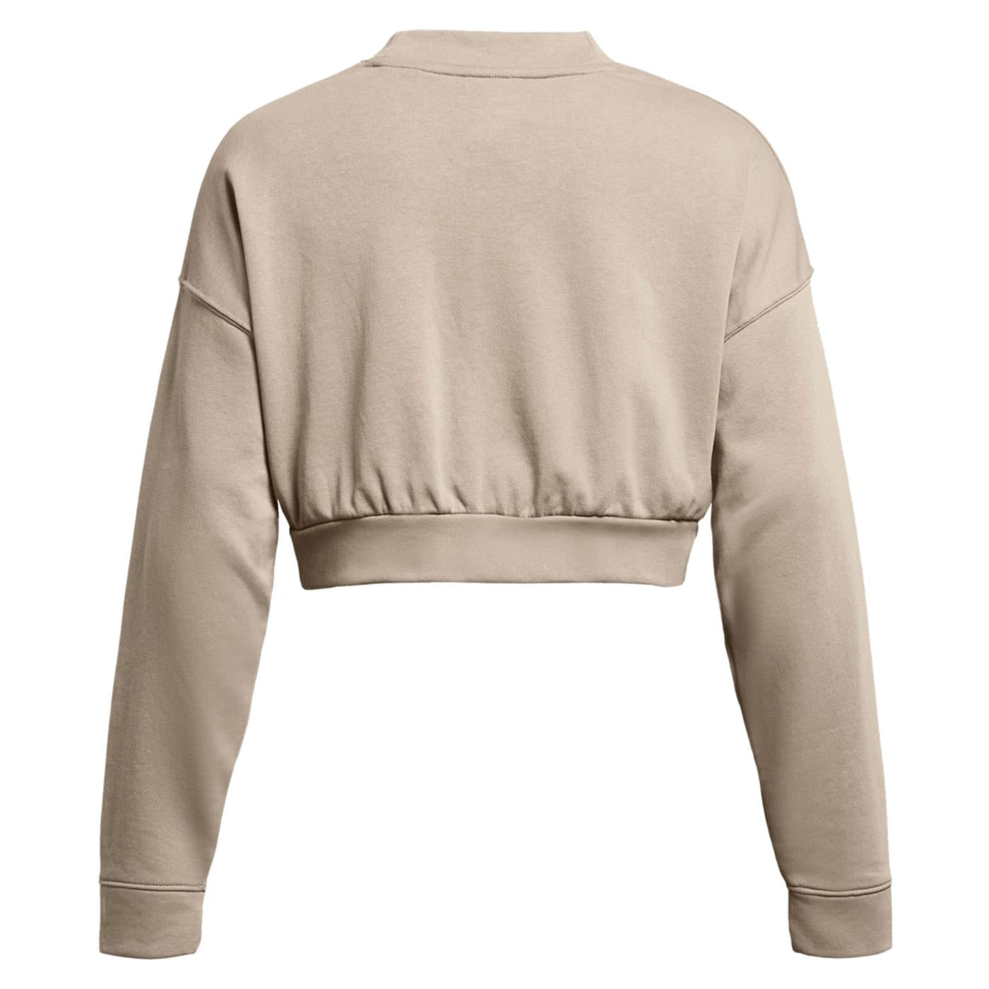 UNDER ARMOUR RIVAL TERRY CROP CREW W