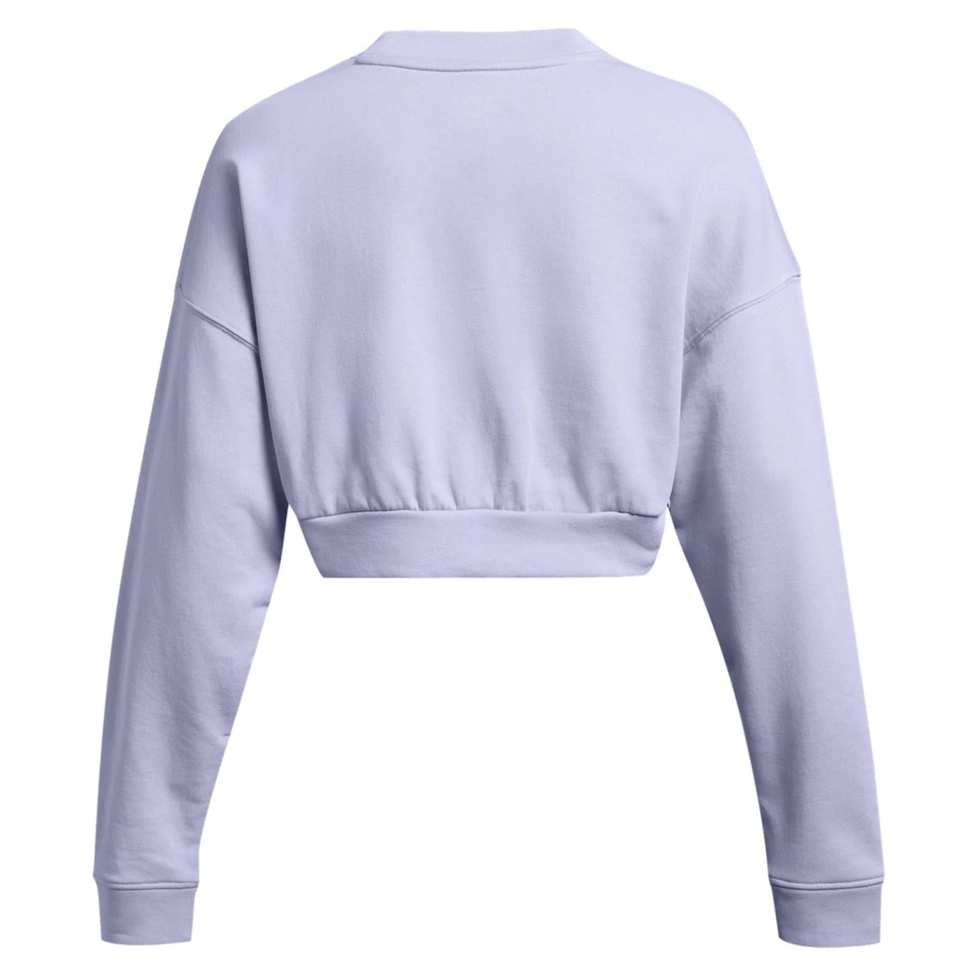 UNDER ARMOUR RIVAL TERRY CROP CREW W