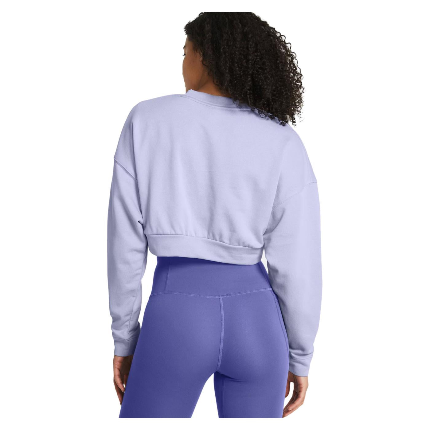 UNDER ARMOUR RIVAL TERRY CROP CREW W
