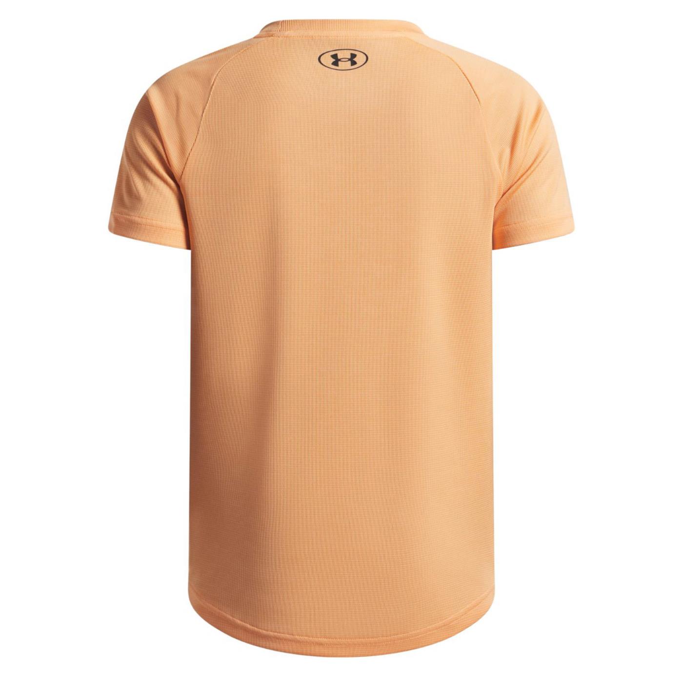 UNDER ARMOUR BOY TECH TEXTURED SS TEE - Arancione - vista 2
