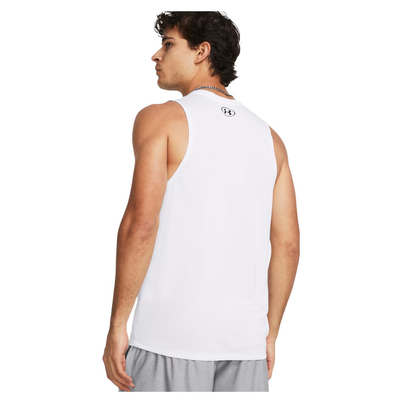 UNDER ARMOUR TECH TANK - C1-bianco - vista 2