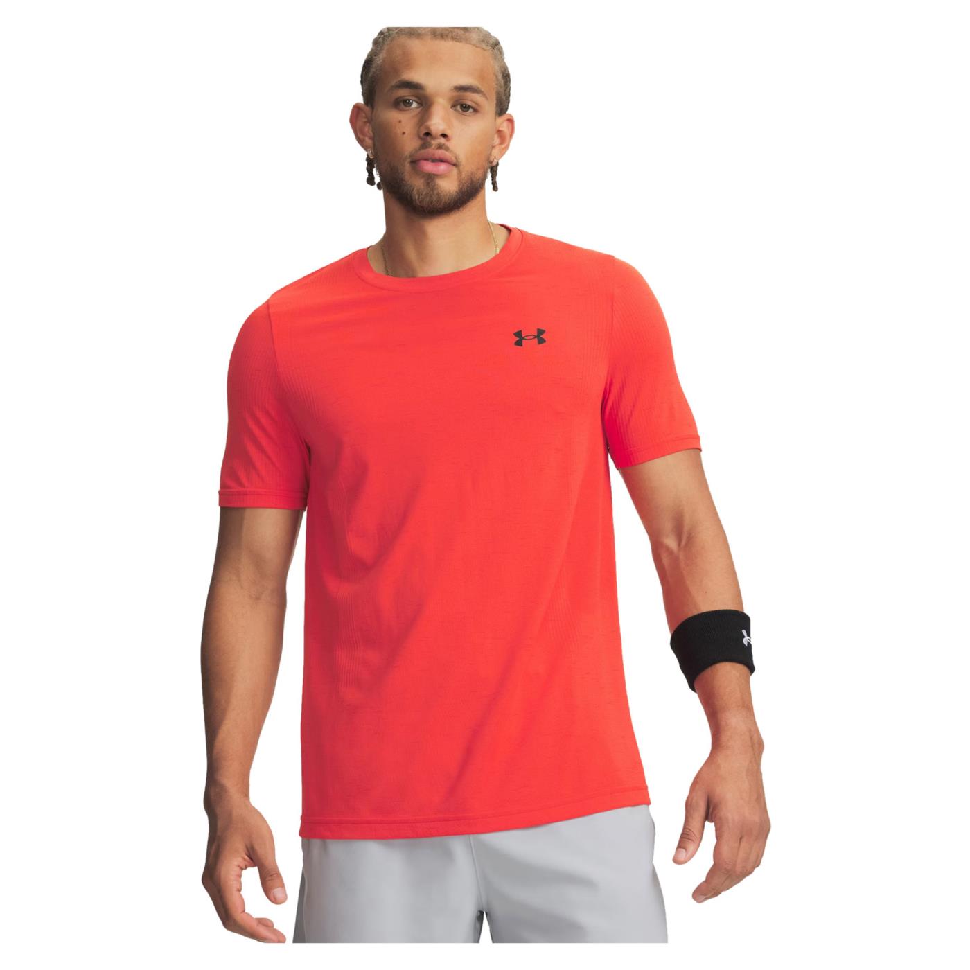 UNDER ARMOUR VANISH SEAMLESS SS TEE - Rosso - immagine principale