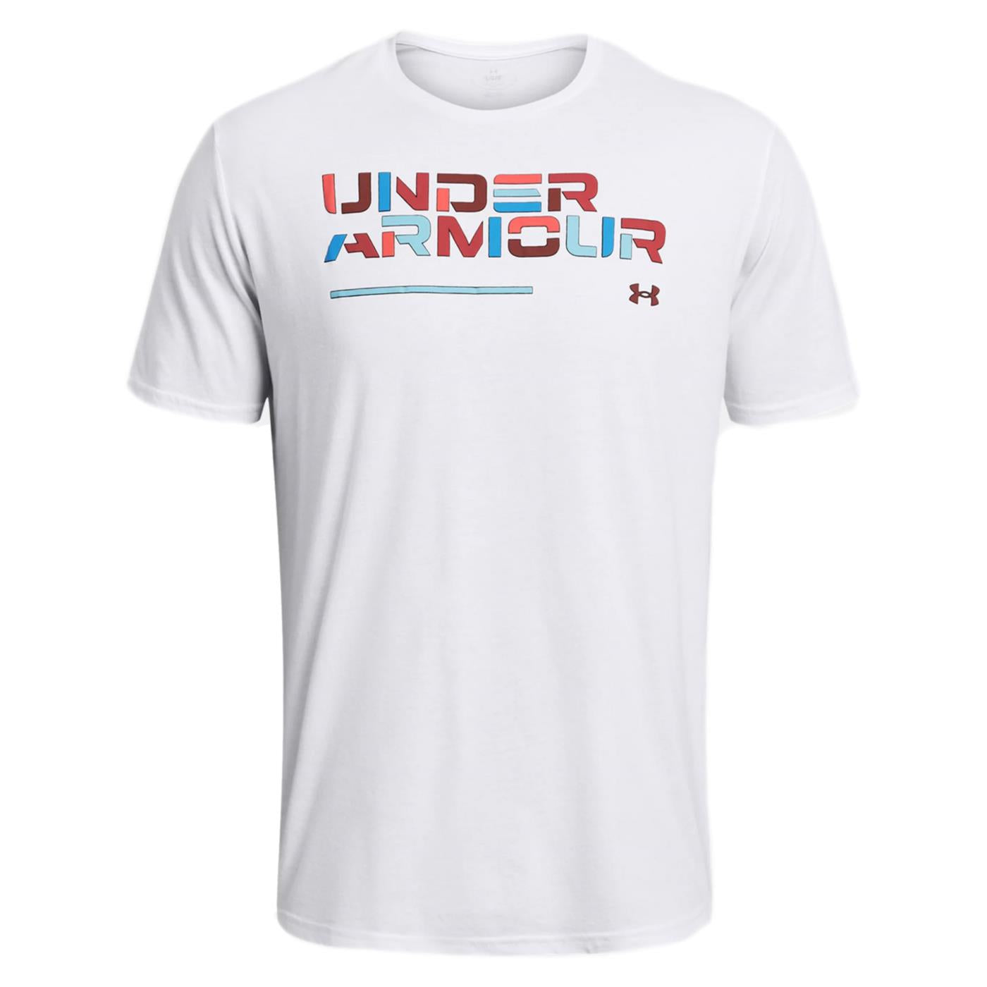 UNDER ARMOUR COLORBLOCK WORDMARK TEE