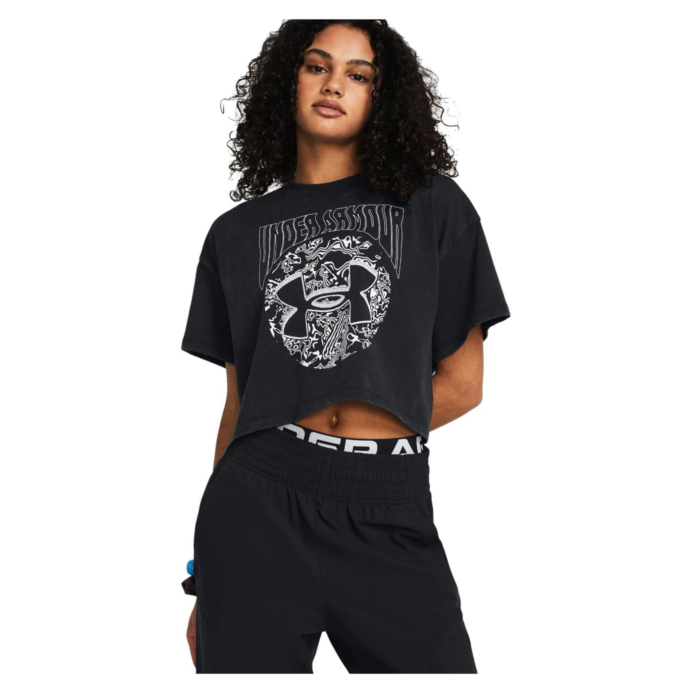 UNDER ARMOUR HW DUSK TO DAWN CROP SS W