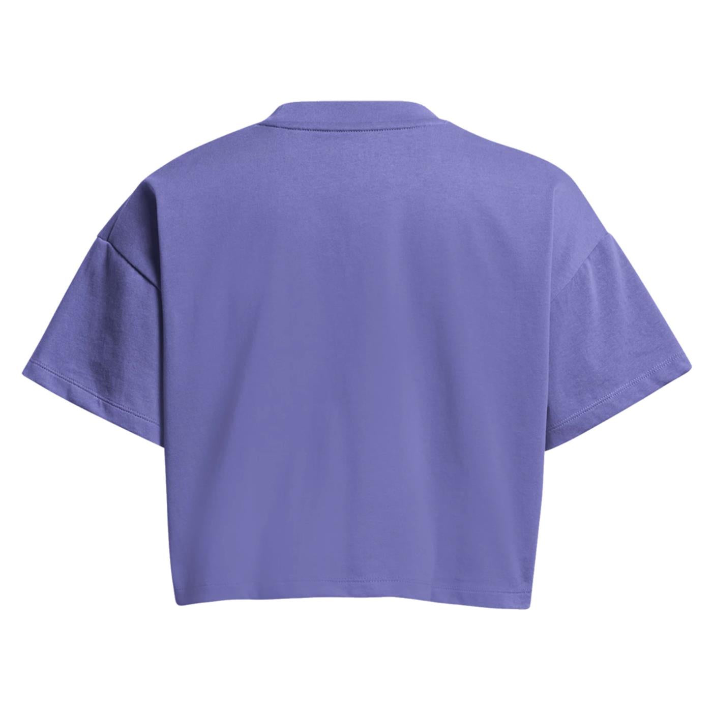 UNDER ARMOUR HW SCRIPTED CROP SS TEE W