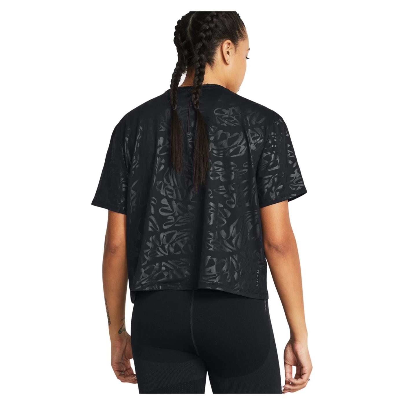 UNDER ARMOUR RUSH ENERGY EMBOSS CROP W
