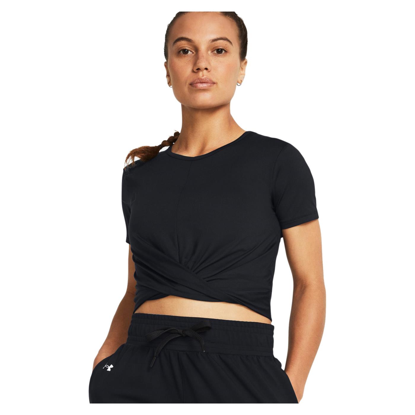 UNDER ARMOUR MOTION CROSSOVER CROP TEE