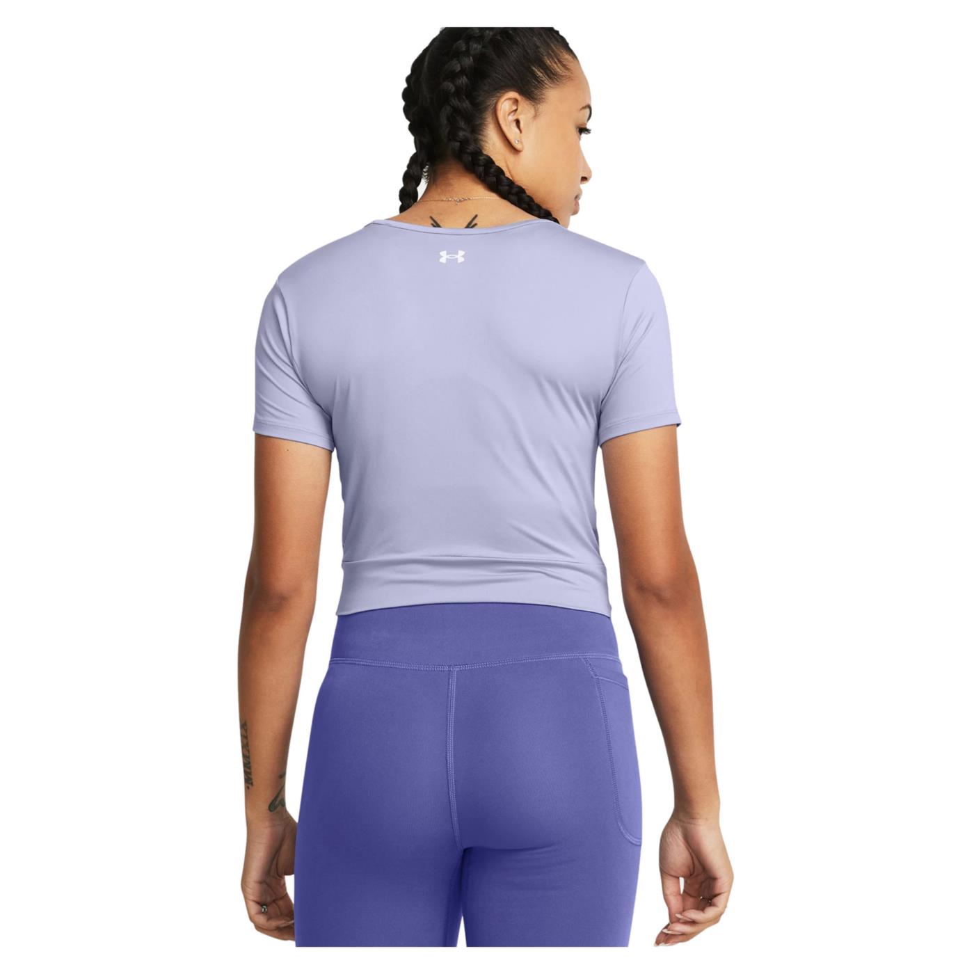 UNDER ARMOUR MOTION CROSSOVER CROP TEE