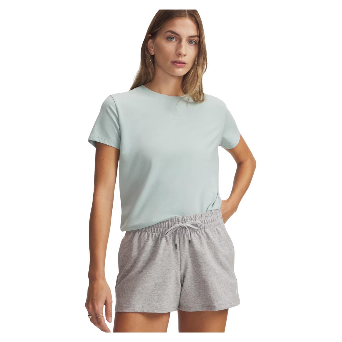 UNDER ARMOUR W RIVAL CORE SS TEE - Azzurro - immagine principale