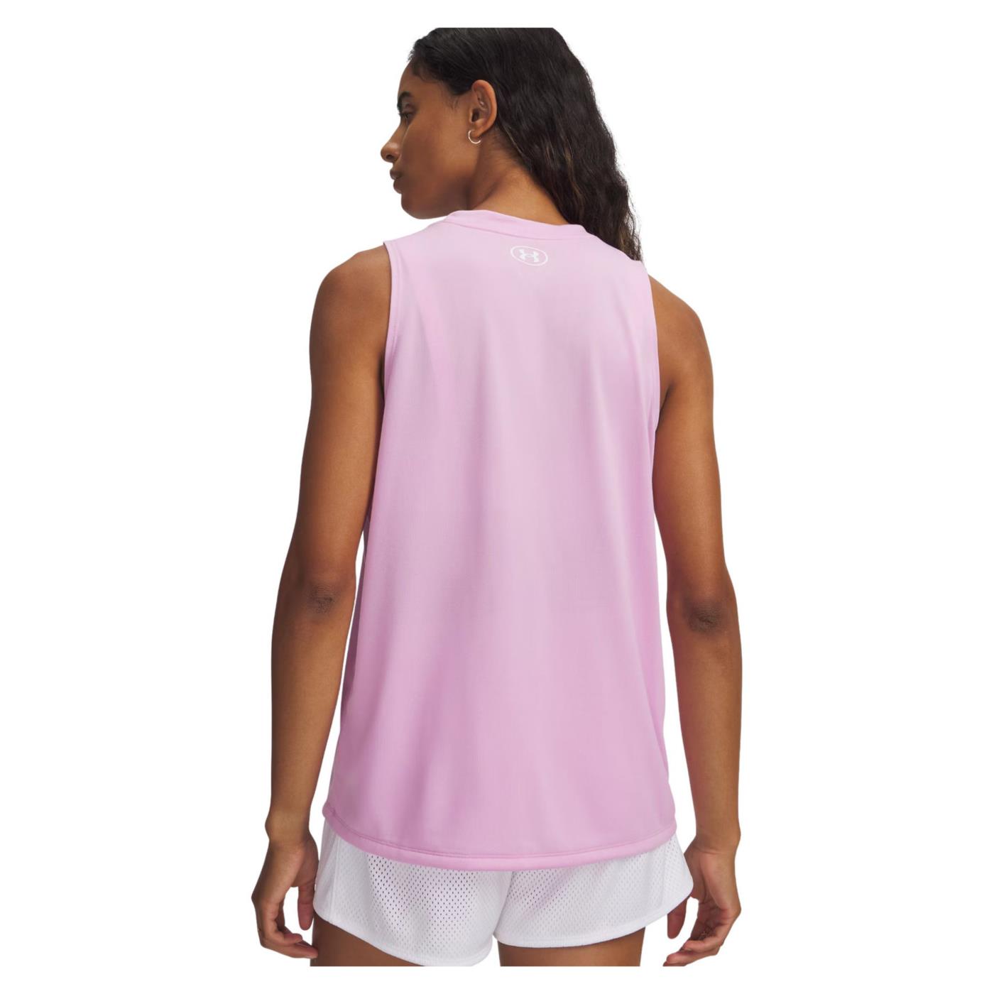 UNDER ARMOUR W TECH TANK SOLID - Rosa - vista 2