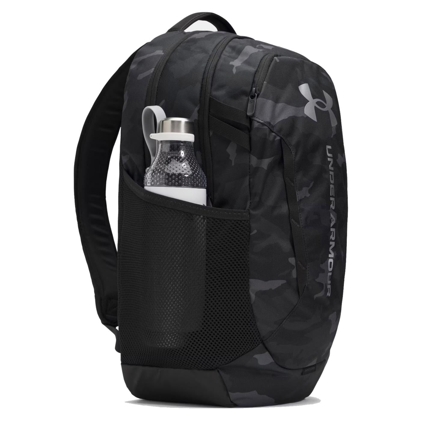 UNDER ARMOUR HUSTLE 6.0 BACKPACK - Nero - vista 3