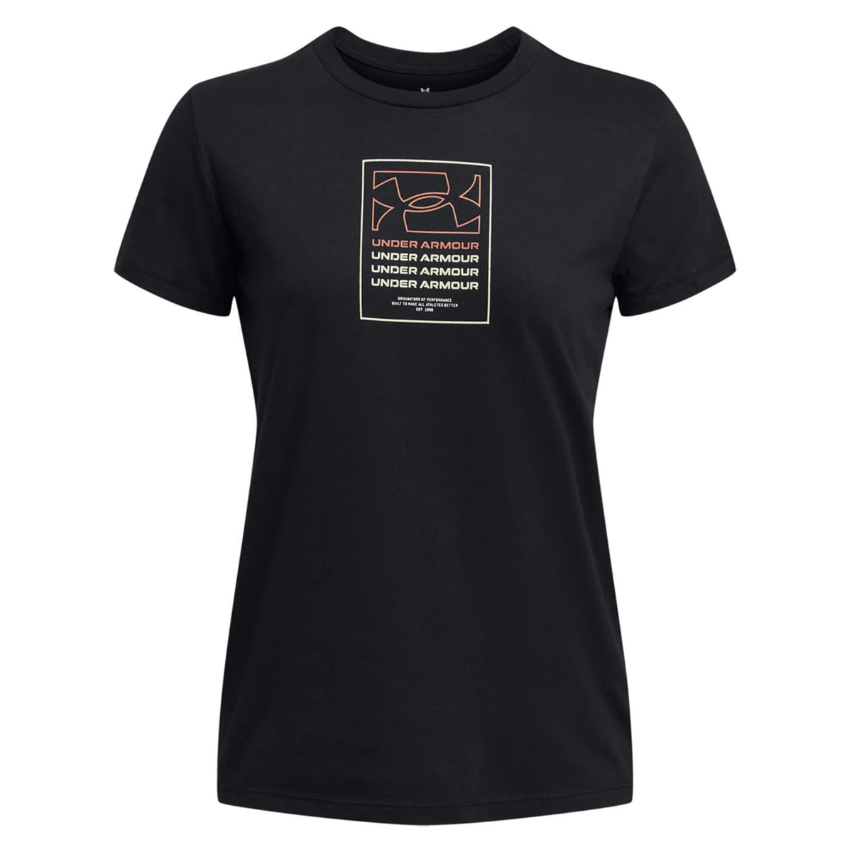 UNDER ARMOR BOX WORDMARK SS TEE WOMAN