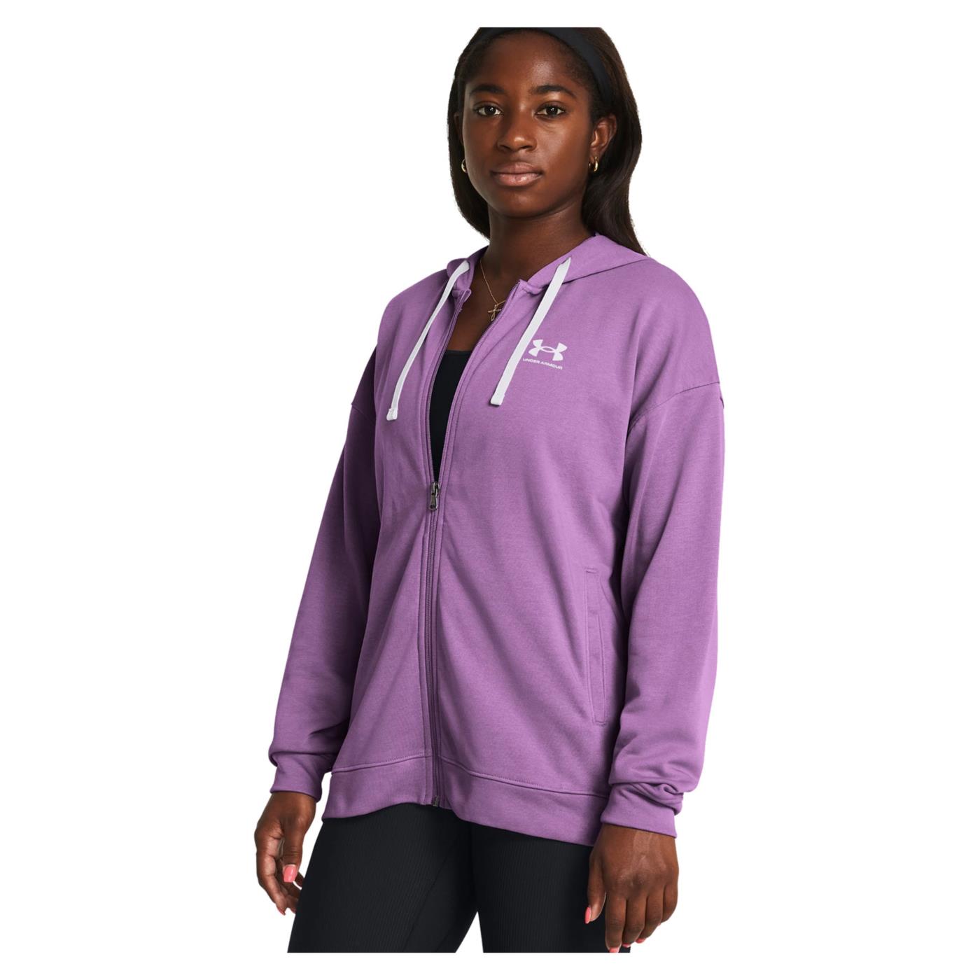 UNDER ARMOUR RIVAL TERRY FZ HOODED W