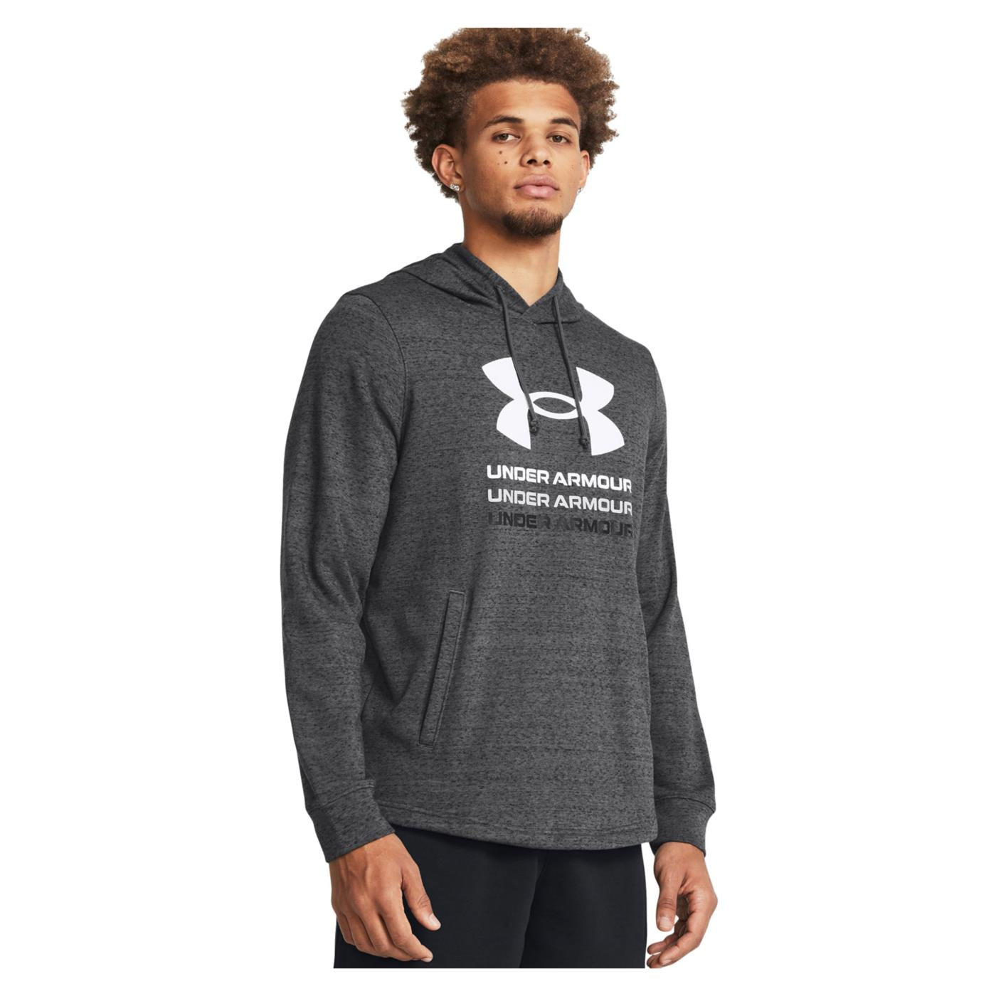 UNDER ARMOUR RIVAL TERRY GRAPHIC HOOD