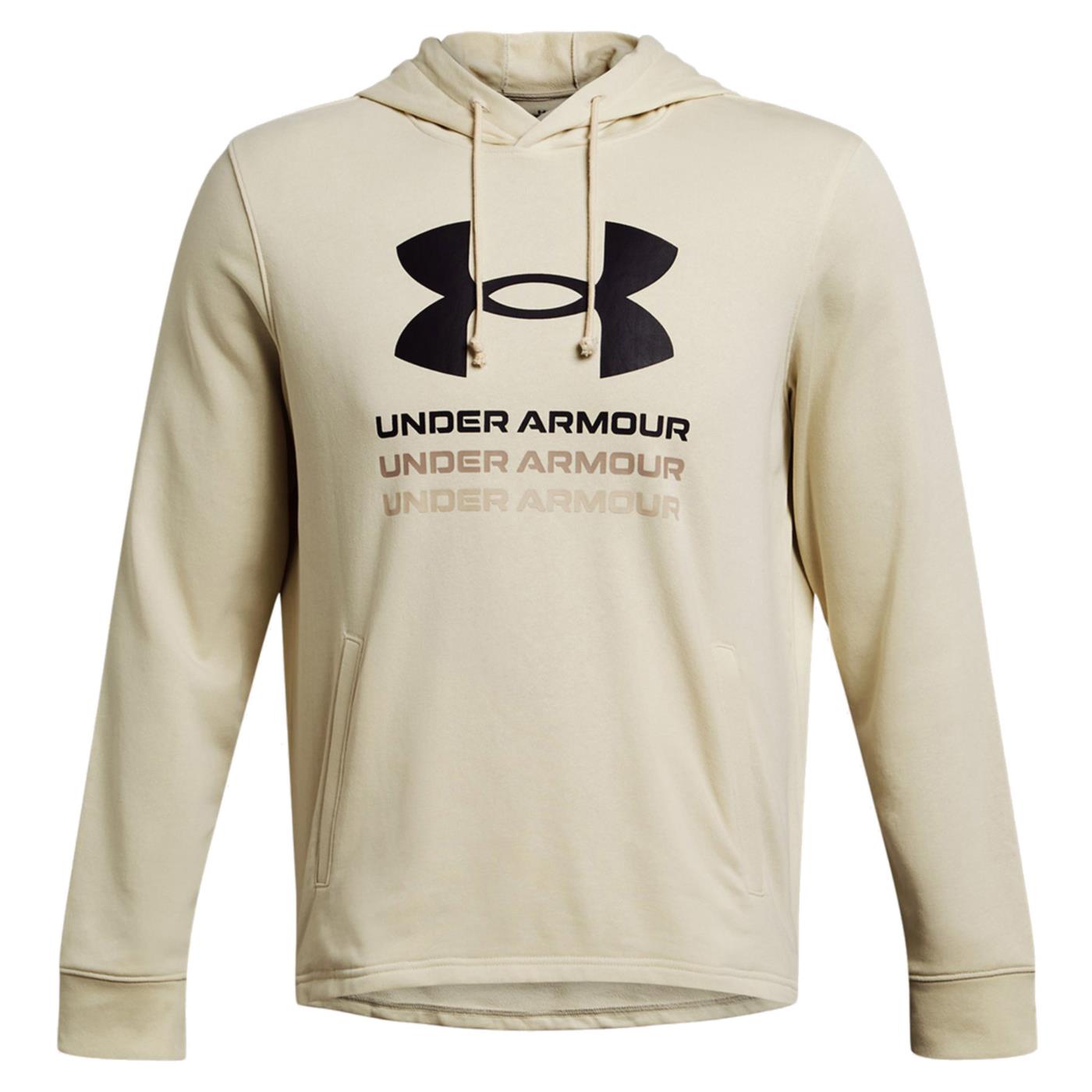 UNDER ARMOR RIVAL TERRY GRAPHIC HOOD