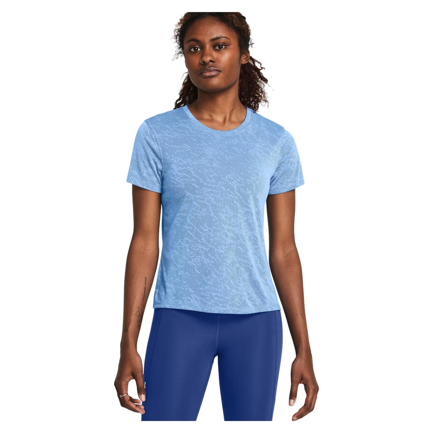 UNDER ARMOUR W LAUNCH CAMO SHORTSLEEVE