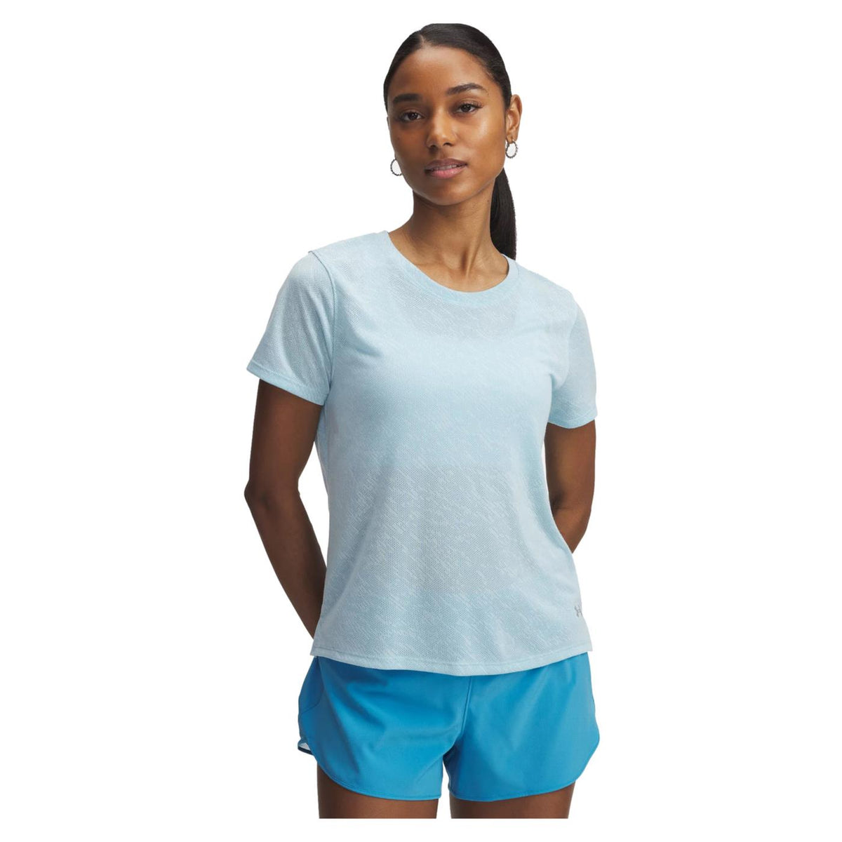 UNDER ARMOR WOMAN LAUNCH CAMO SS TEE