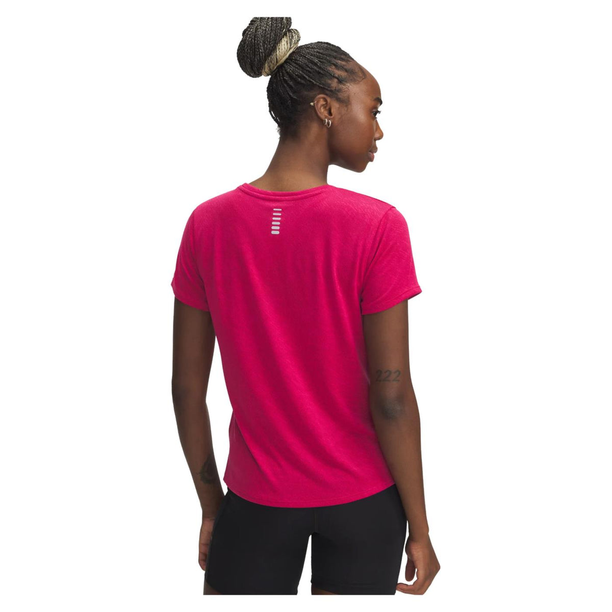 UNDER ARMOR WOMAN LAUNCH CAMO SS TEE - seconda immagine