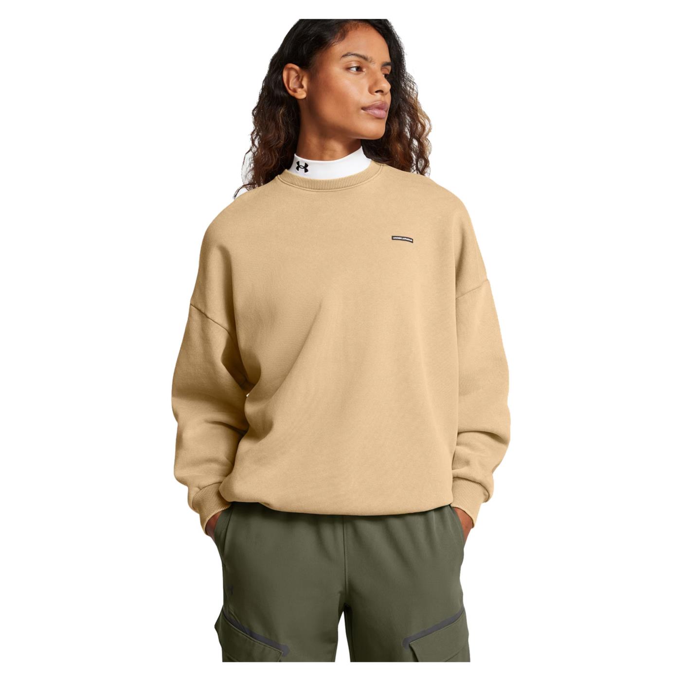 UNDER ARMOUR W ICON HWT FLC OS CREW