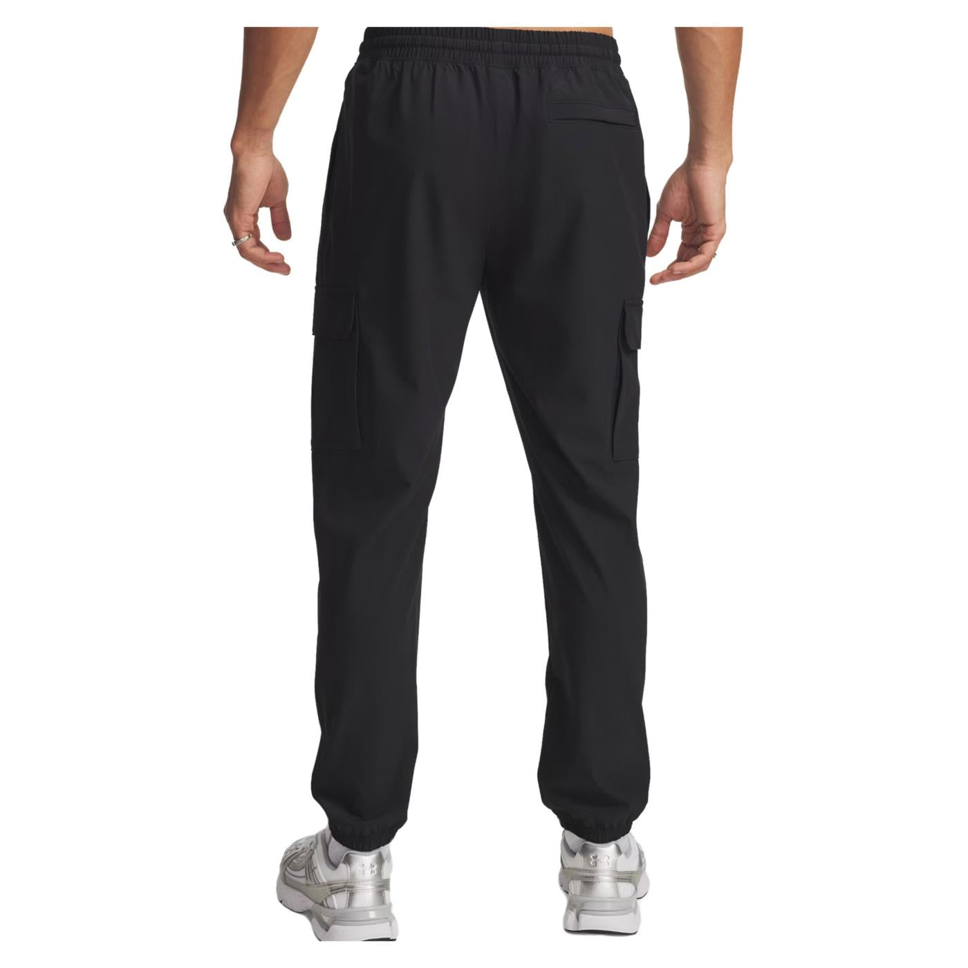 UNDER ARMOUR VIBE WOVEN CARGO PANTS - Nero - vista 2