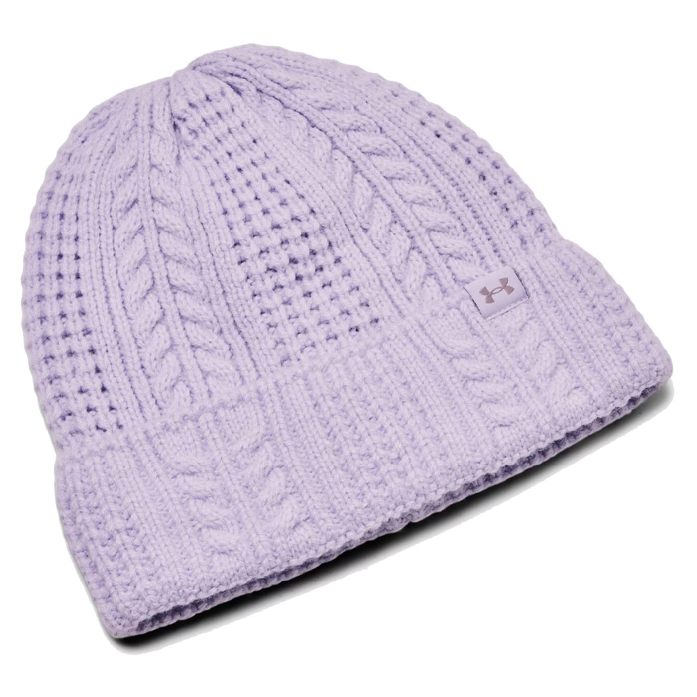 UNDER ARMOR W HALFTIME CABLE KNIT HAT