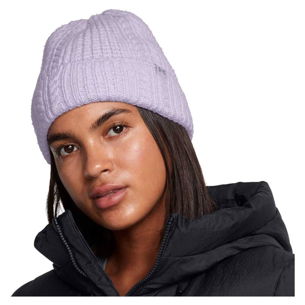 UNDER ARMOR W HALFTIME CABLE KNIT HAT - seconda immagine