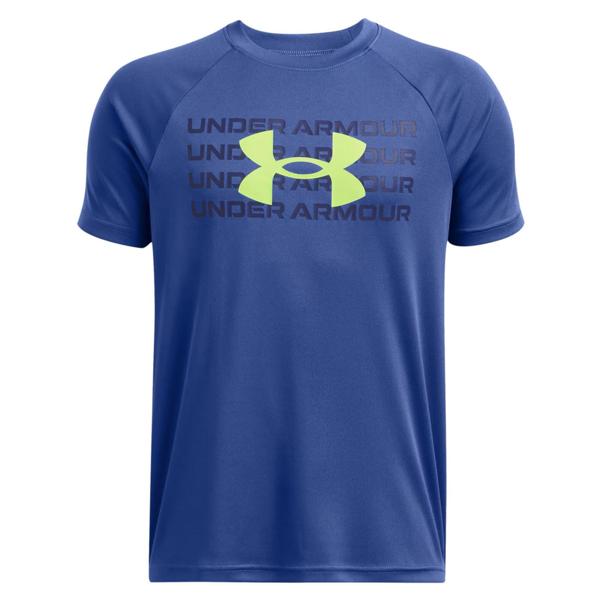 UNDER ARMOUR TECH WM LOGO SS TEE JR
