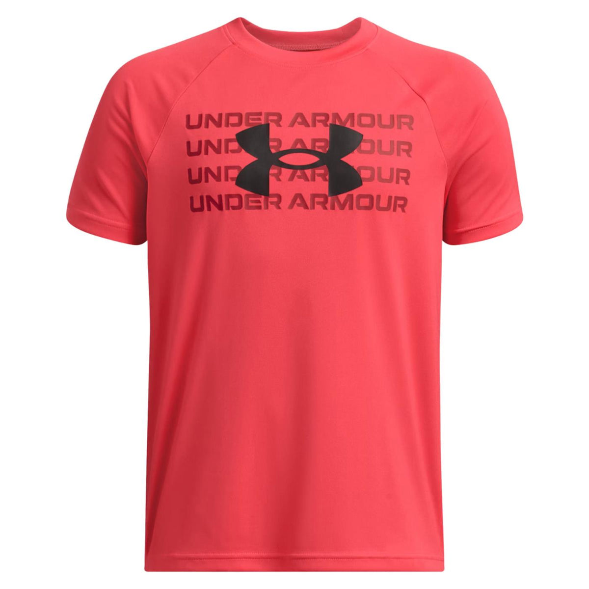 UNDER ARMOUR TECH WM LOGO SS TEE JR