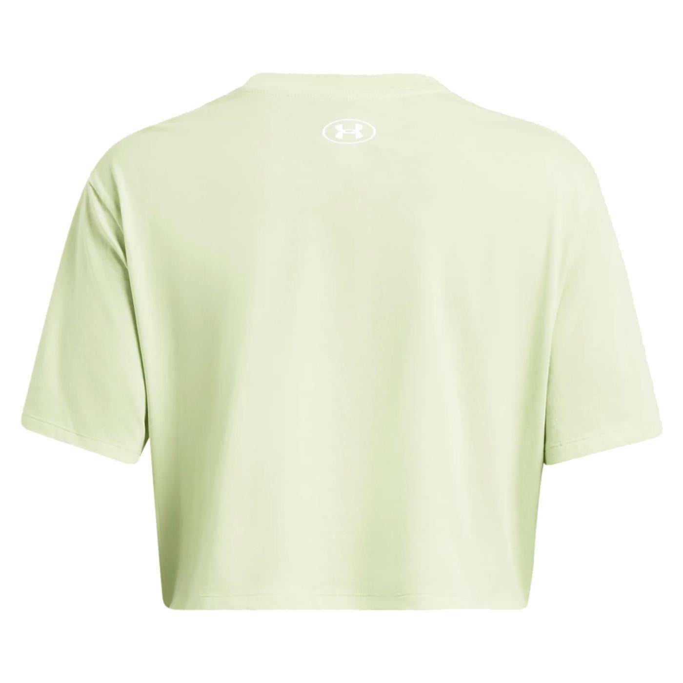 UNDER ARMOUR W BOXY CROP LOGO SS TEE