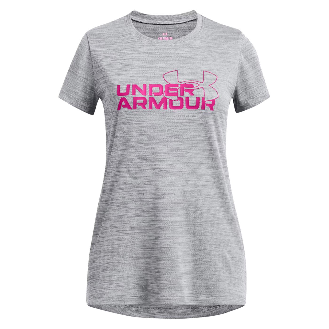 UNDER ARMOR TECH TWIST LOGO SS TEE JR