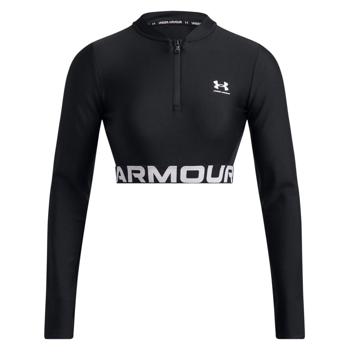 UNDER ARMOR HEATGEAR RIB HALF ZIP LS